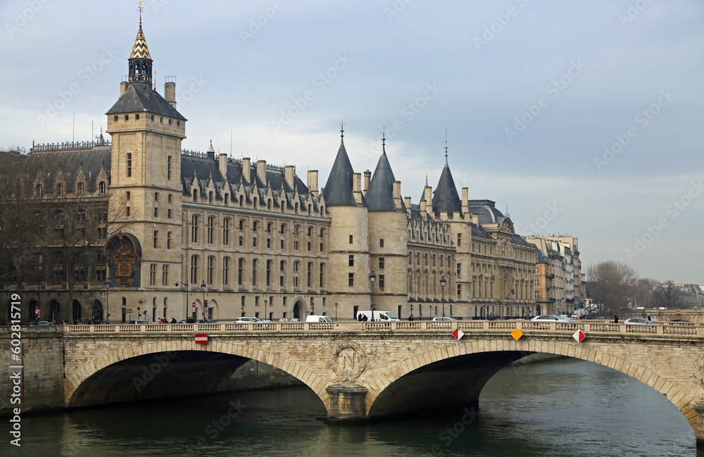 Pont au Change and The Conciergerie - Paris, France