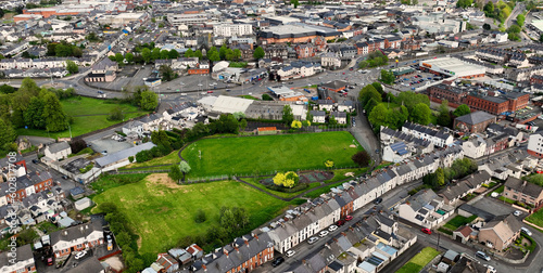 Aerial photo of Lamont Park Ballymena Co Antrim Northern Ireland photo