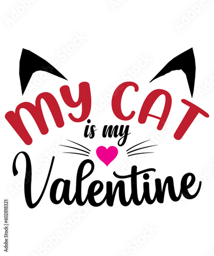 my cat is my valentine