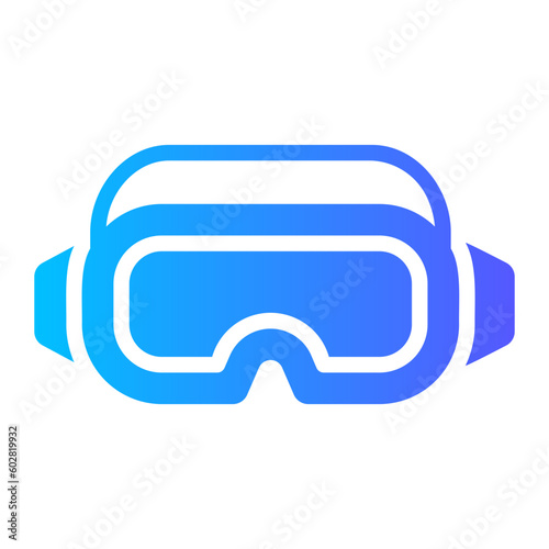 vr headset Gradient icon