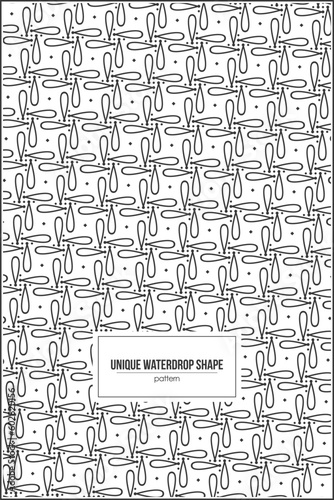 unique waterdrop shape pattern for card creative background