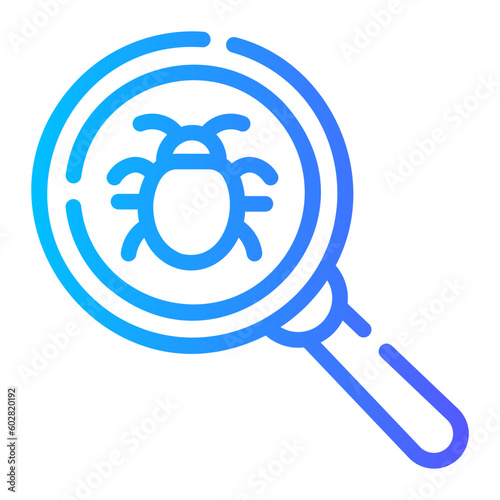 detect Line Gradient Icon