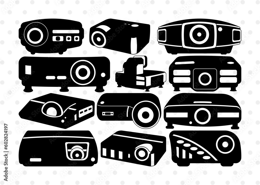 Multimedia Projector Silhouette, Projector SVG, Projector Machine Svg, Electrical Device Svg, Projector Bundle, SB00957 Multimedia Projector Silhouette, Projector SVG, Projector Machine Svg, Electrical Device Svg, Projector Bundle, SB00957