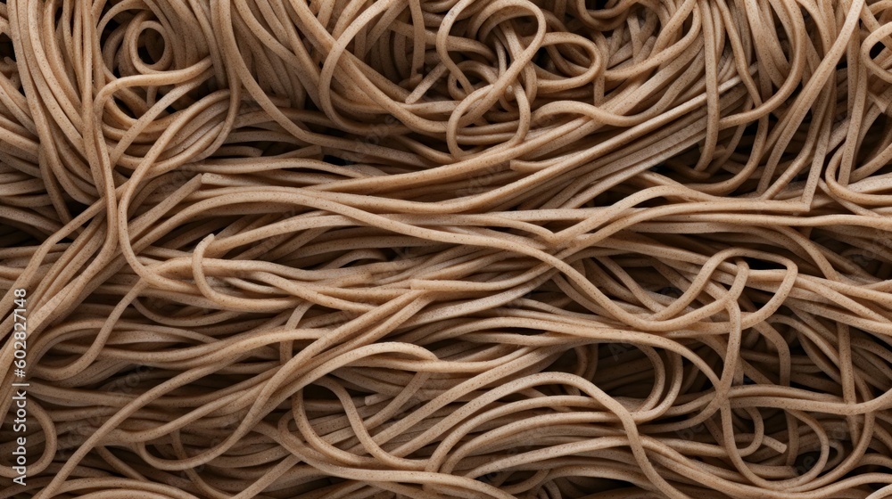 Delicious Soba Noodles Photorealistic Horizontal Background. Asian Cousine Traditional Meal. Ai Generated Hyperrealistic Background with Delicious Instant Soba Noodles. Generative AI Delicious Soba Noodles Photorealistic Horizontal Background. Asian Cousine Traditional Meal. Ai Generated Hyperrealistic Background with Delicious Instant Soba Noodles. Generative AI