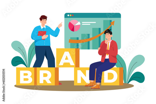 Brand strategist integrating SEO into branding strategy.