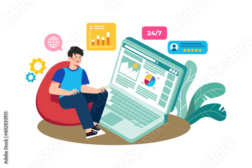 Web developer implementing technical SEO improvements.