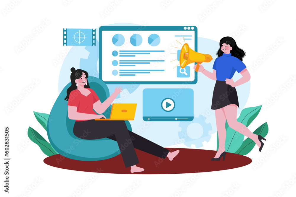Social media manager coordinating campaigns. Social media manager coordinating campaigns.