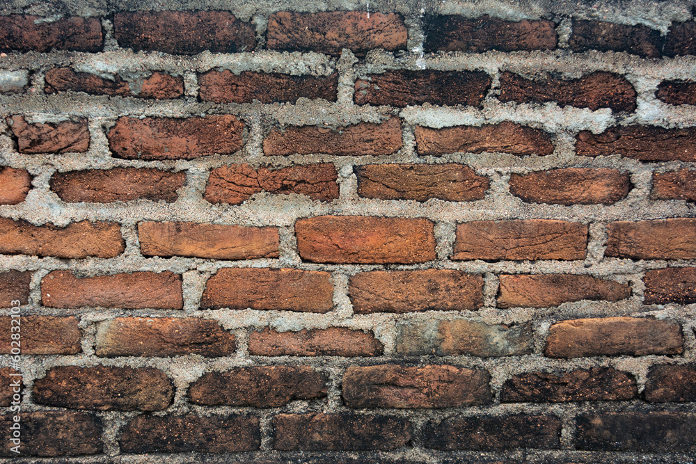 Fototapeta premium Exterior brick wall texture background