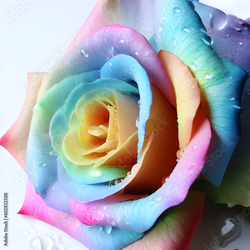 Rainbow Rose