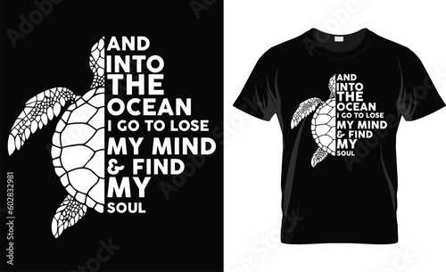 And Into The Ocean I Go To Lose My Mind & Find My Soul
