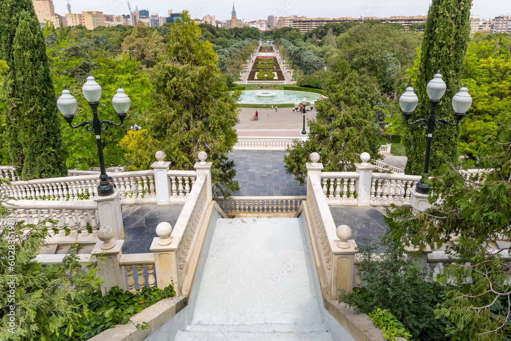 public park, called Jose Antonio Labordeta, in the city of Zaragoza, Spain