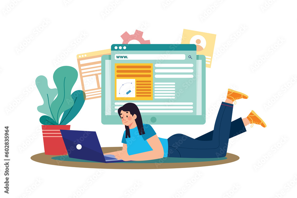 UX designer enhancing website usability for SEO. UX designer enhancing website usability for SEO.