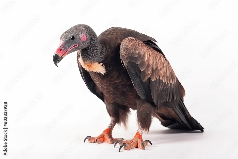 Obraz premium Vulture isolated on white background