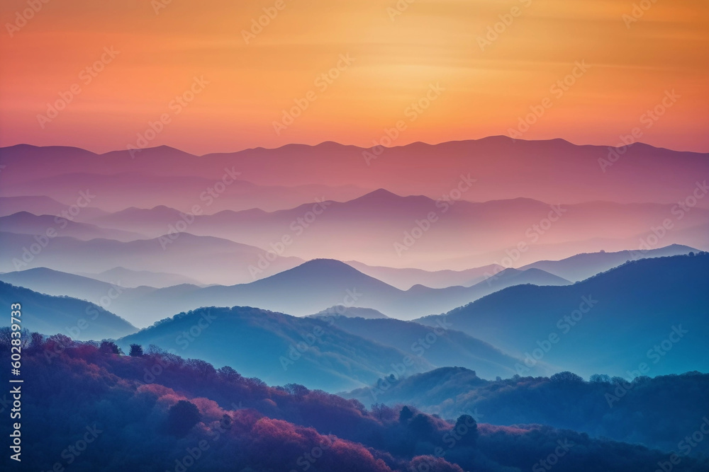 Sunrise Majesty: Peaks and Pastels 1 Sunrise Majesty: Peaks and Pastels 1