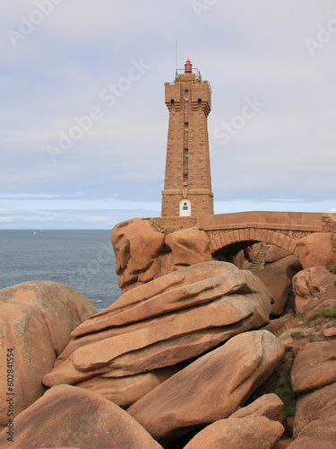 Men Ruz lighthouse, Granit Rose, Brittany. © u.perreten