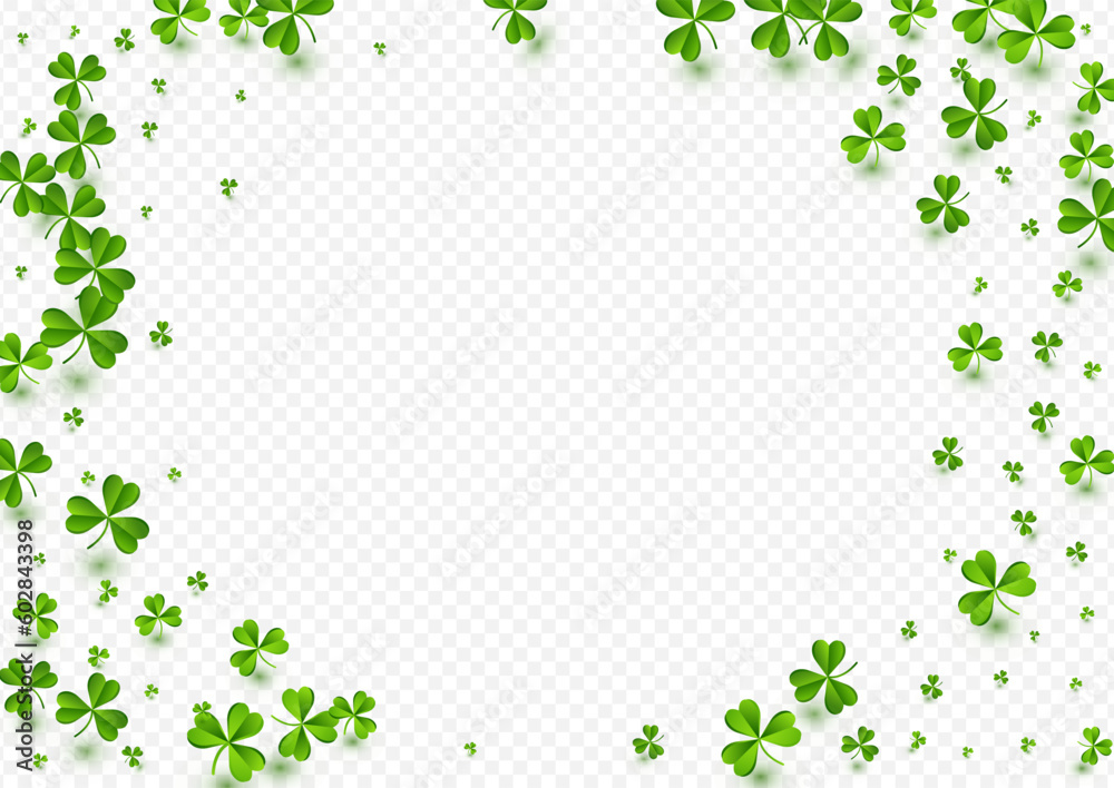 Bright Clover Falling Vector Transparent Bright Clover Falling Vector Transparent