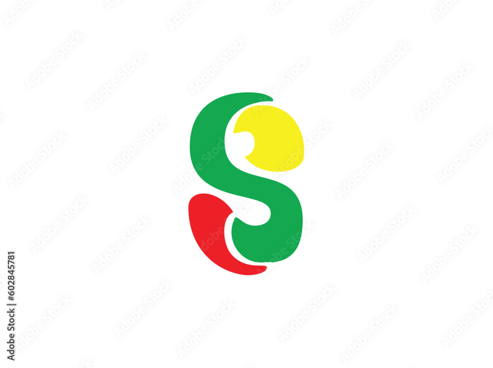 S letter logo make with vector S letter logo make with vector
