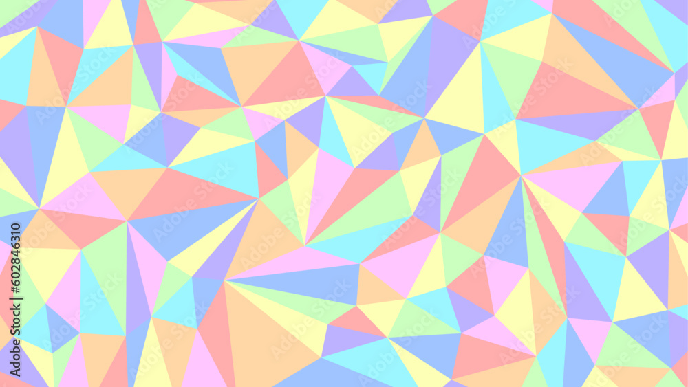 abstract rainbow pastel geometric background