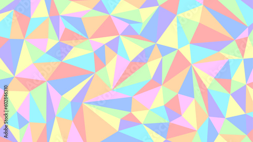 abstract rainbow pastel geometric background