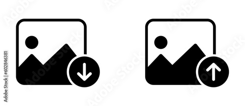  Download or upload picture vector icons