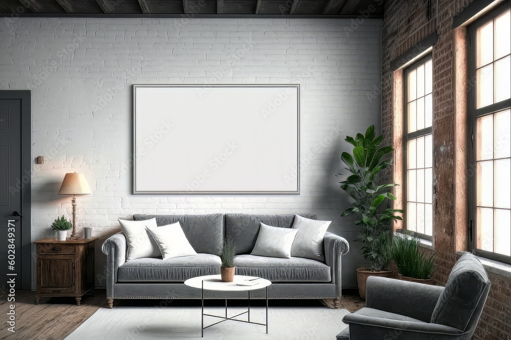 modern living room made with generative ai modern living room made with generative ai