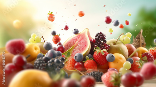 fruits on a plate