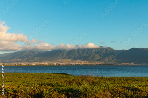 sunrise over the lake
