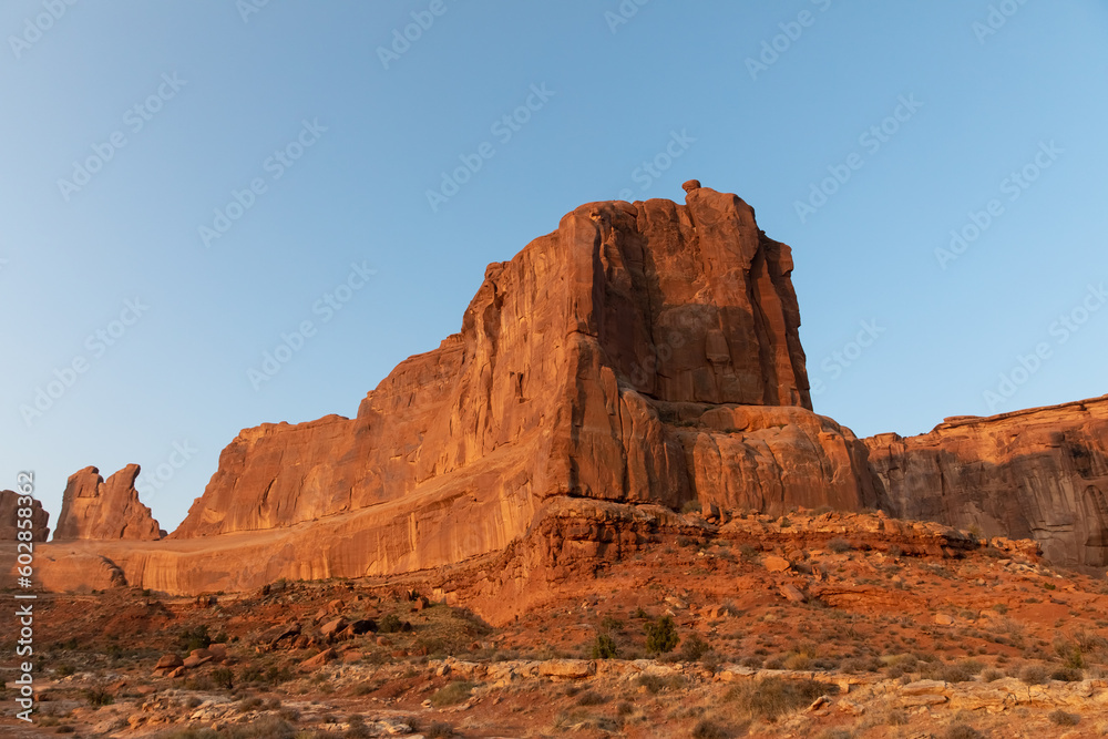 Red Cliff Face at Arches National Park