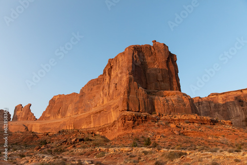 Red Cliff Face at Arches National Park