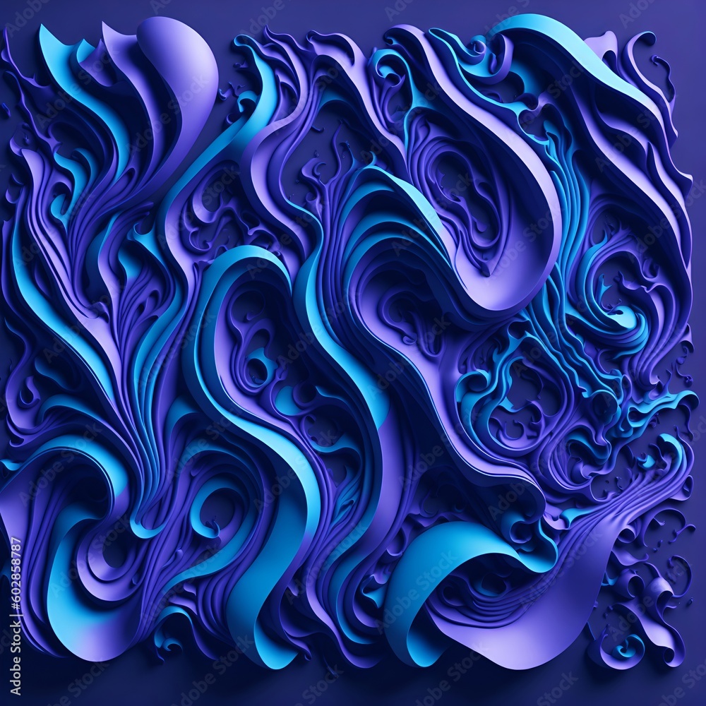 Colorful 3d liquid posters splash explosion
