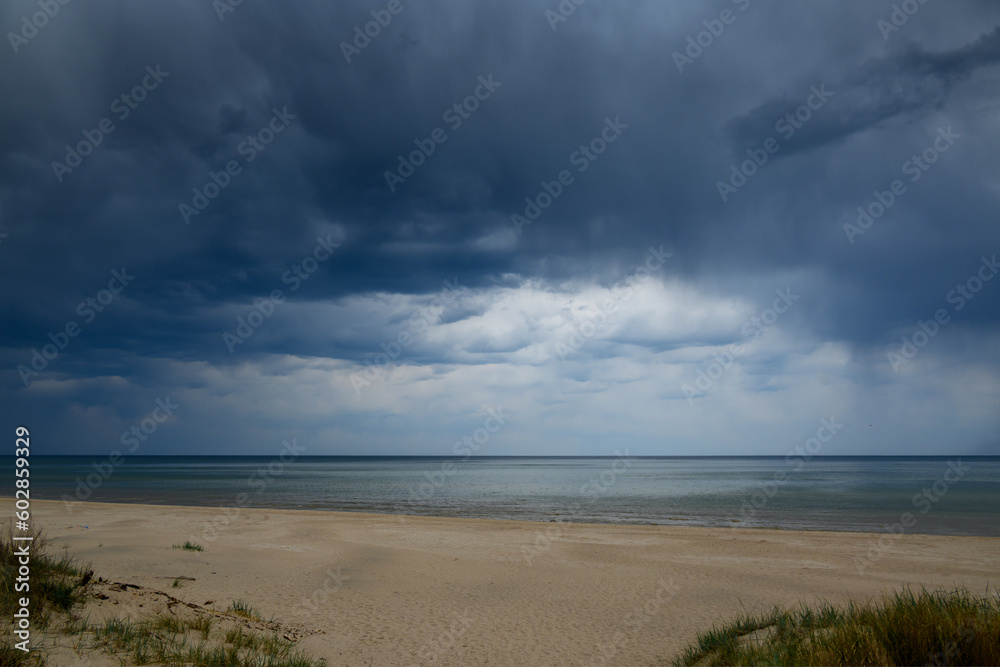 Clouds over Baltic sea, Bernati, Latvia.