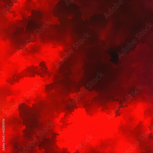 Abstract red watercolor background grunge texture, ai generative