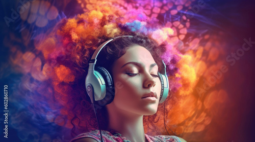 Music meditation. Generative AI