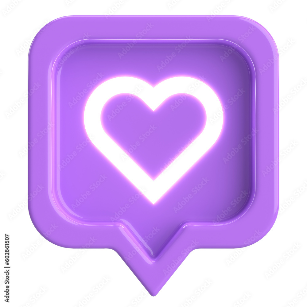 Like icon. 3D icon. 3D illustration. Like icon. 3D icon. 3D illustration.