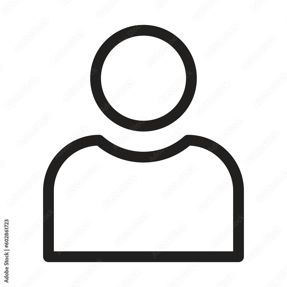 profile icon, avatar icon, user icon, person icon outline black and white on transparent background profile icon, avatar icon, user icon, person icon outline black and white on transparent background