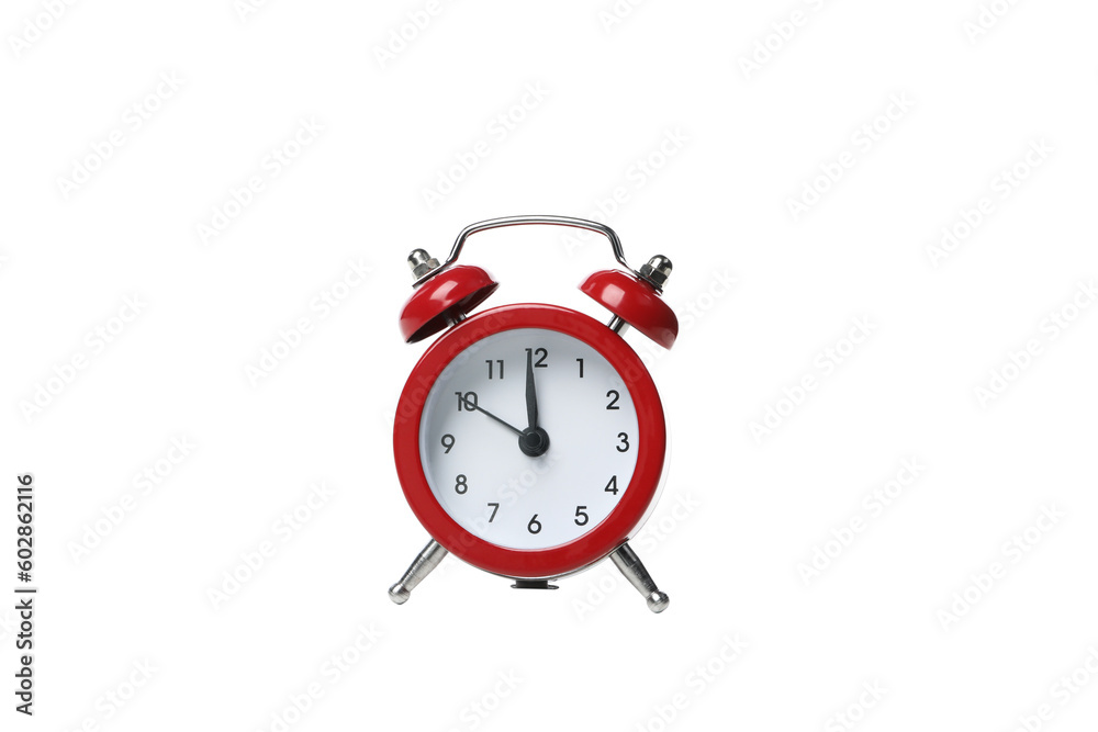 Concept of sleep and wake up with alarm clock, isolated on white background Concept of sleep and wake up with alarm clock, isolated on white background