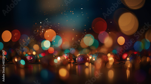 Fotografia A stunning bokeh background composed of colorful lights, blurred and scattered a