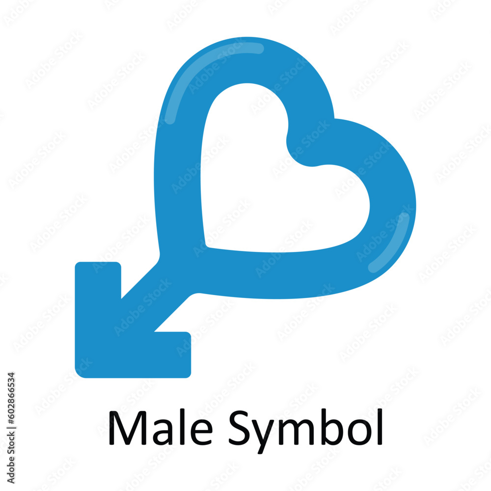 Male Symbol vector Flat Icon Design illustration. Medical and Healthcare Symbol on White background EPS 10 File Male Symbol vector Flat Icon Design illustration. Medical and Healthcare Symbol on White background EPS 10 File