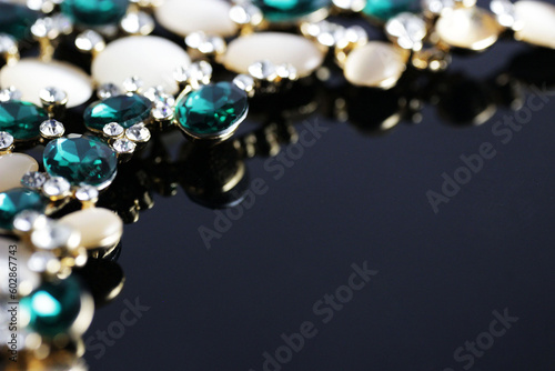 Pendant made of precious stones