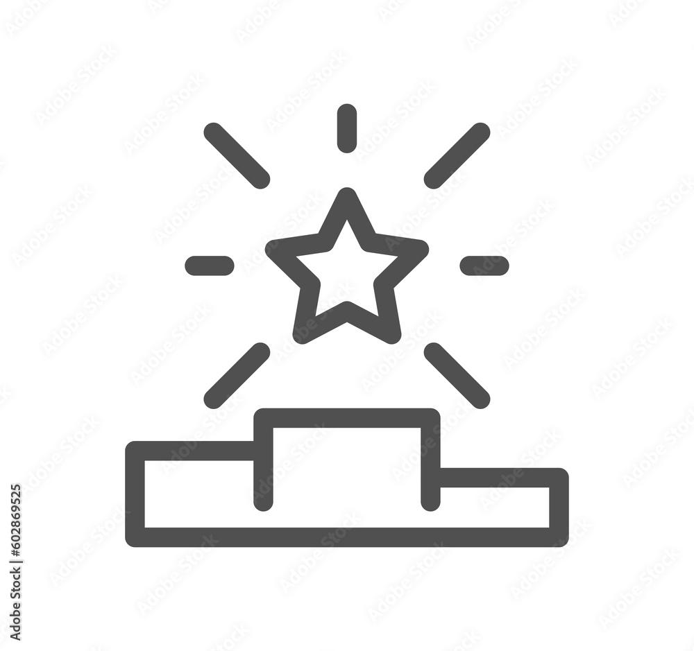 Success and growth related icon outline and linear symbol. Success and growth related icon outline and linear symbol.