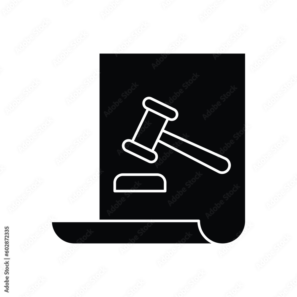 Lawful Basis Icon Design. isolated on white background. vector illustration Lawful Basis Icon Design. isolated on white background. vector illustration