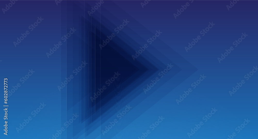 Obraz premium Abstract blue color background, low poly design. Trendy abstract blue background for wallpaper, banner and sports flyer. Modern backdrop for poster. Arrow and speed background. Abstract vector concept