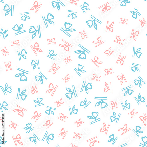 Cute pastel pattern background