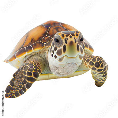 sea turtle on a white background © Picture for You