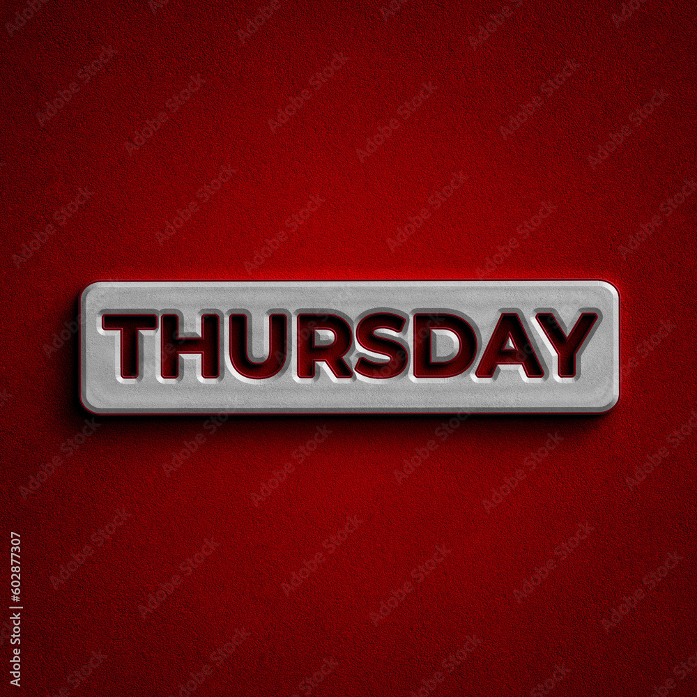 Thursday icon day thursday icon in break style new icon
