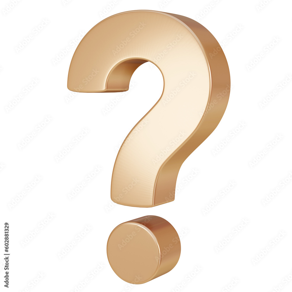 question mark 3d rendering. question mark 3d rendering.