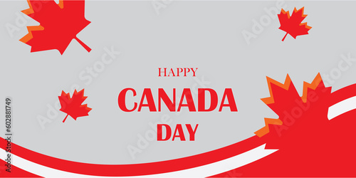 Canada Day themed background design