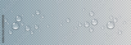 Vector drops of water. Drops png. Drops on the surface, on the glass png. Drops after rain. Condensation on the surface, on the glass.
