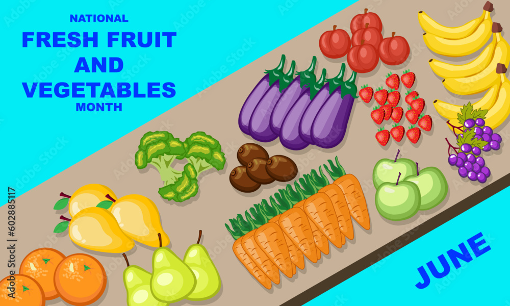 various kinds of fruits and vegetables placed on the table and bold