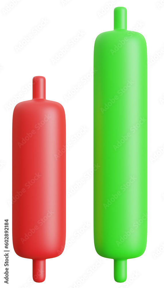 Tweezer Bottom, candle stick 3D Tweezer Bottom, candle stick 3D
